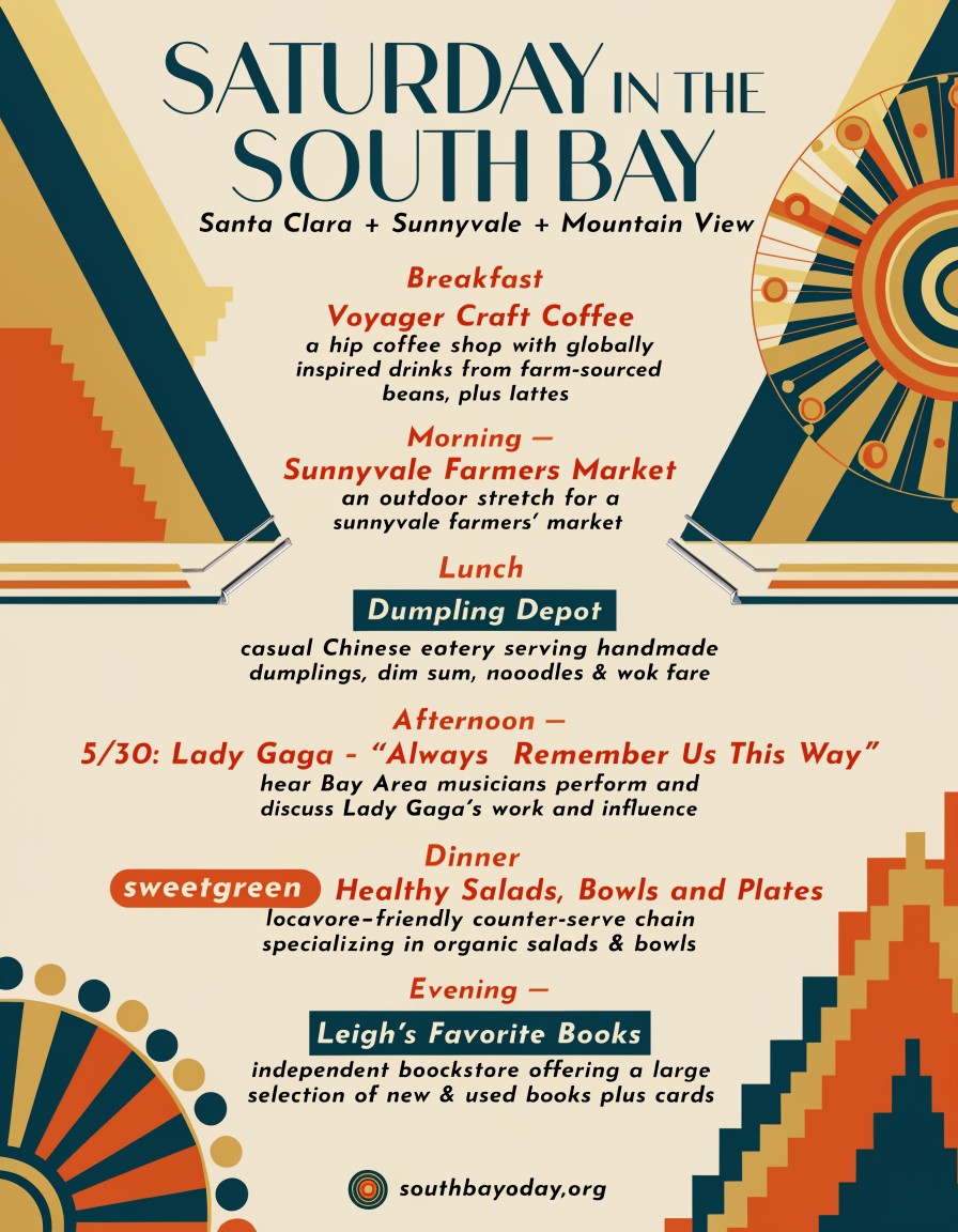 South Bay Today field guide for Saturday, May 30, 2026