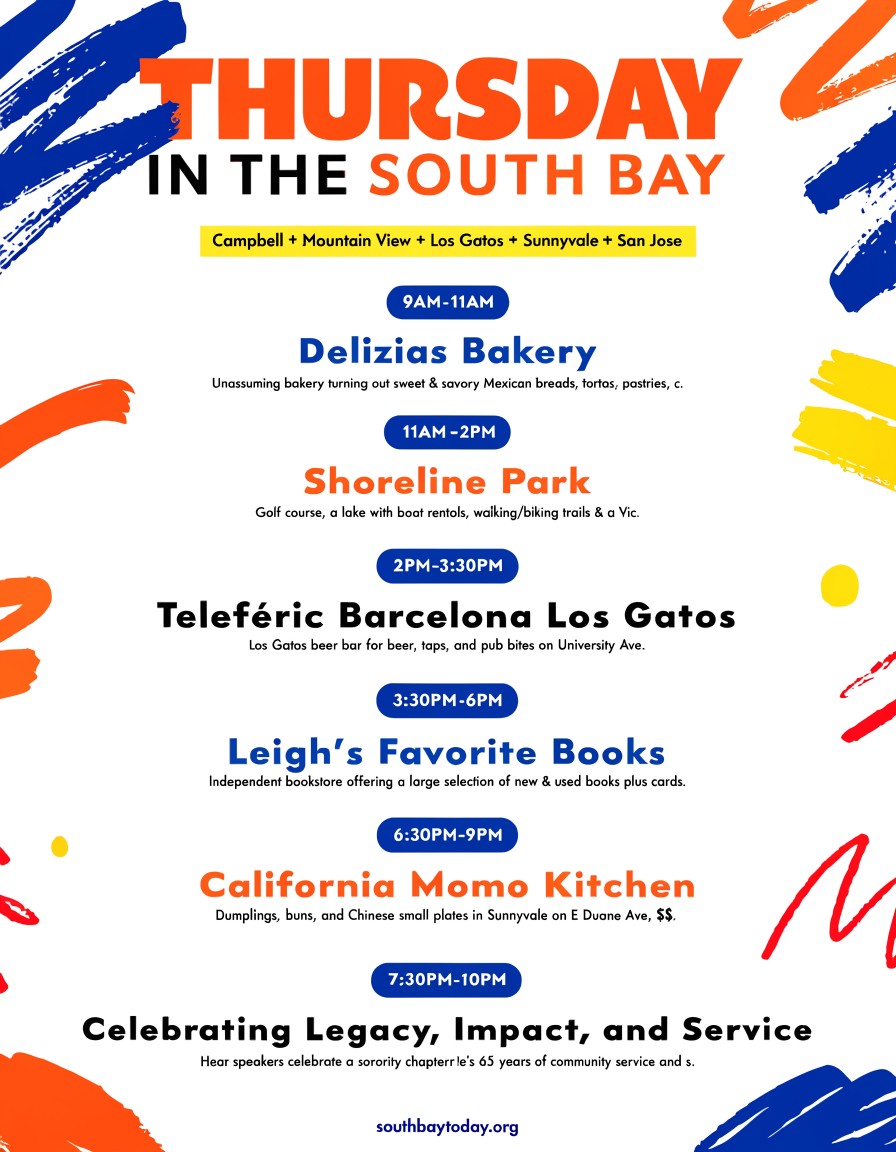 South Bay Today field guide for Thursday, June 11, 2026