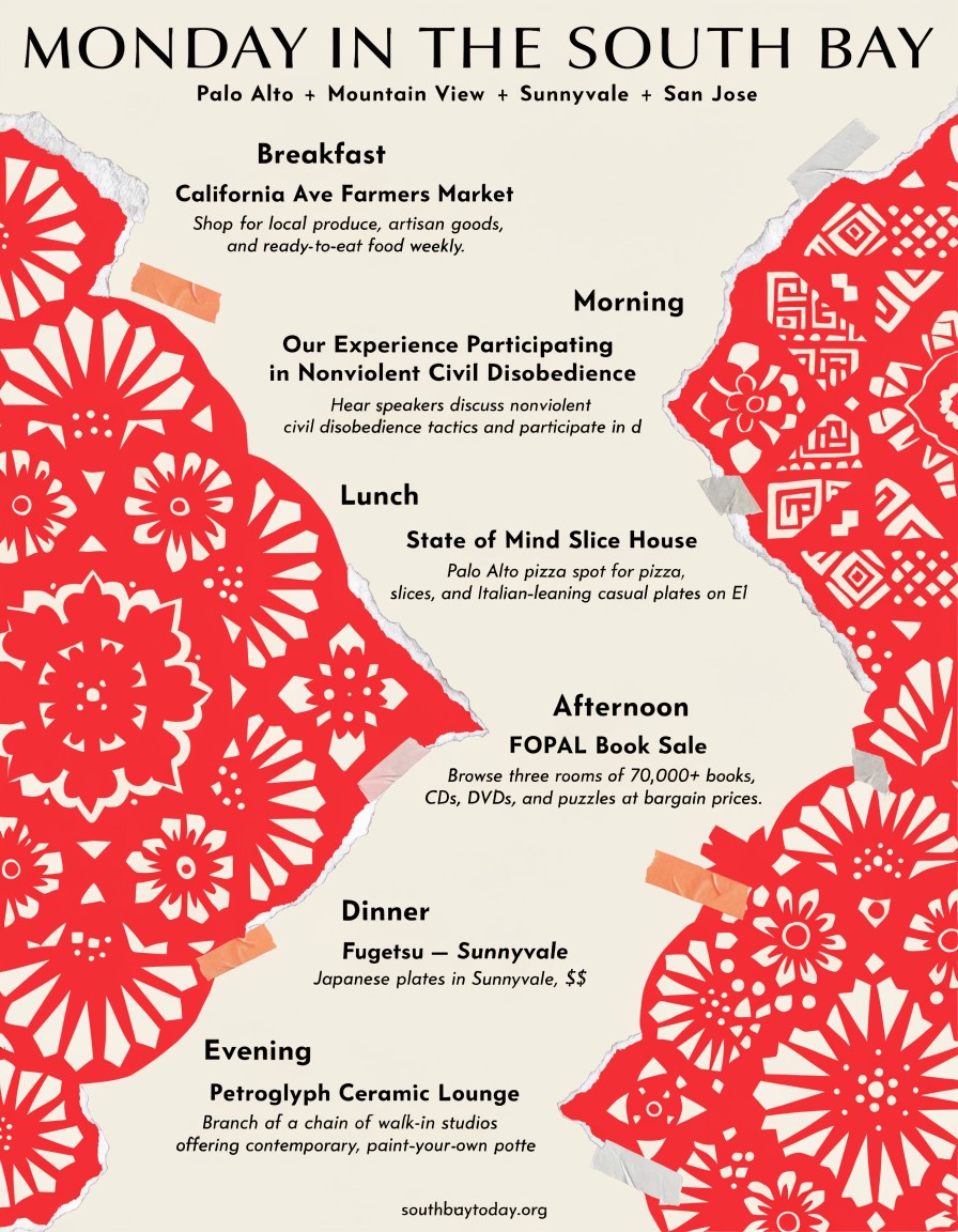 South Bay Today field guide for Monday, July 13, 2026