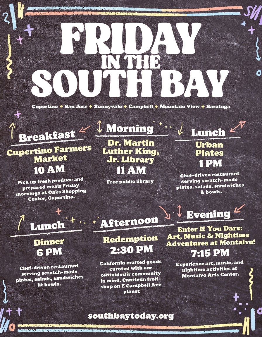South Bay Today field guide for Friday, July 17, 2026