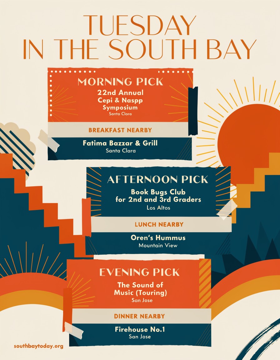 South Bay Today field guide for Tuesday, July 21, 2026