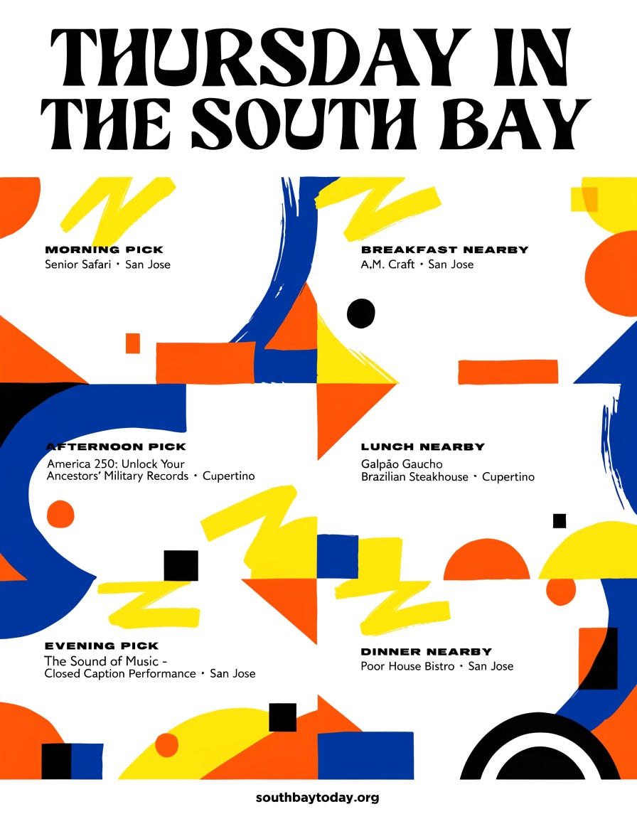 South Bay Today field guide for Thursday, July 23, 2026