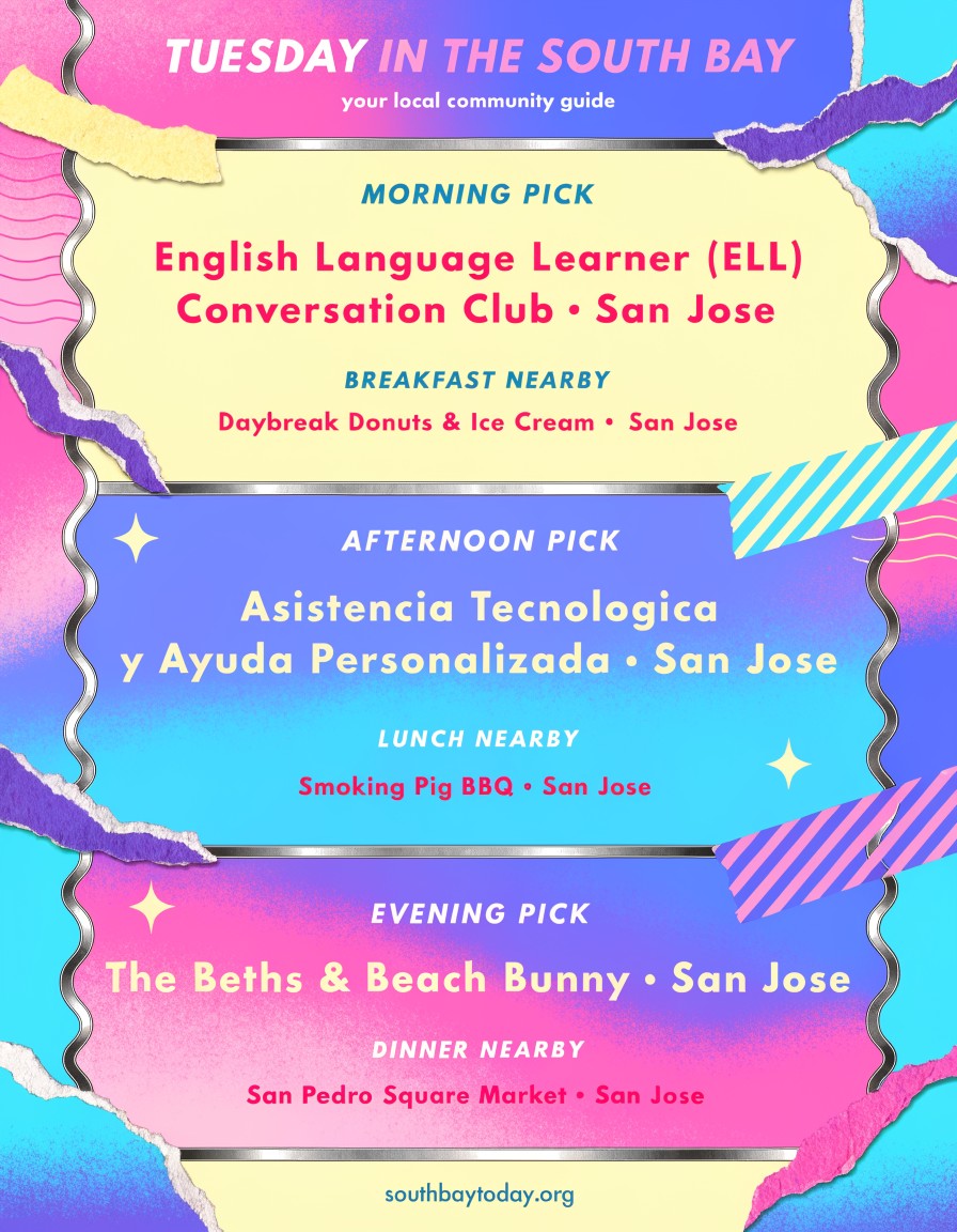 South Bay Today field guide for Tuesday, August 11, 2026