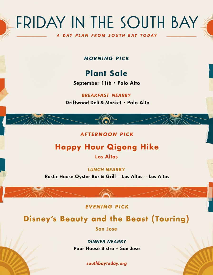 South Bay Today field guide for Friday, September 11, 2026