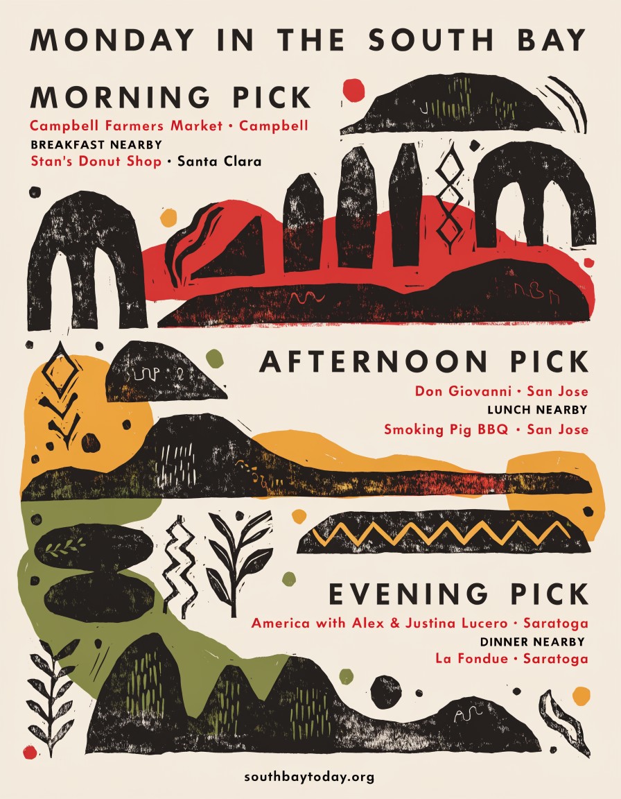 South Bay Today field guide for Monday, September 21, 2026